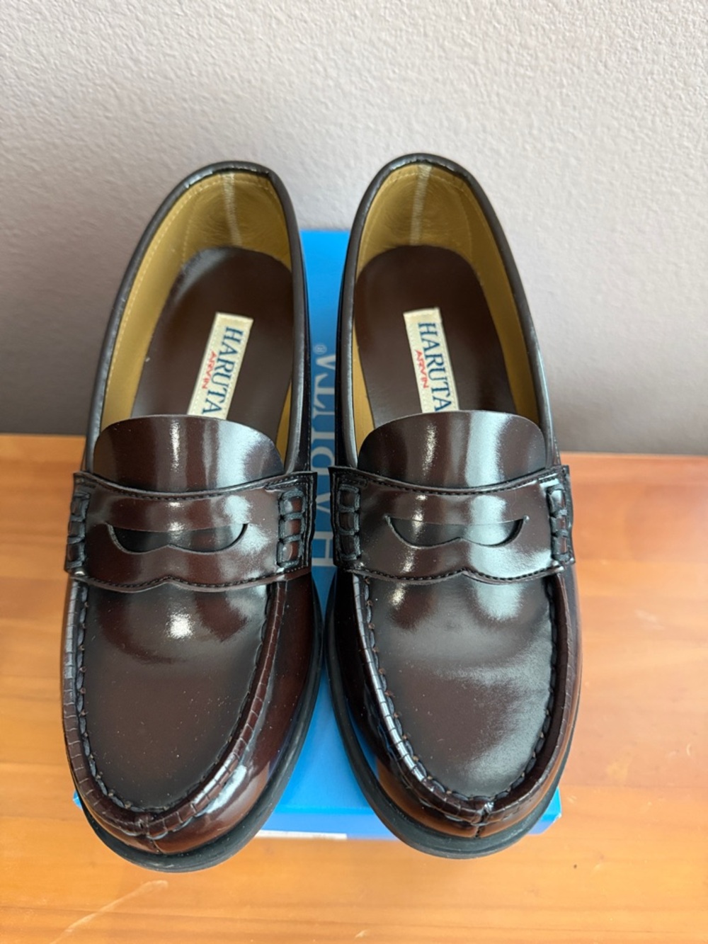 Women’s Classic Penny Loafers in Dark Brown - Picture 1 of 9